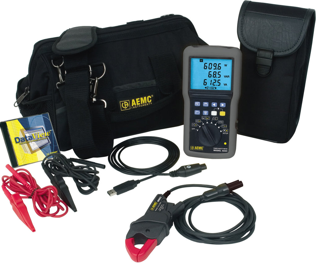 AEMC Single Phase Power Quality Analyzer with MA193-10-BK CT (1000A)