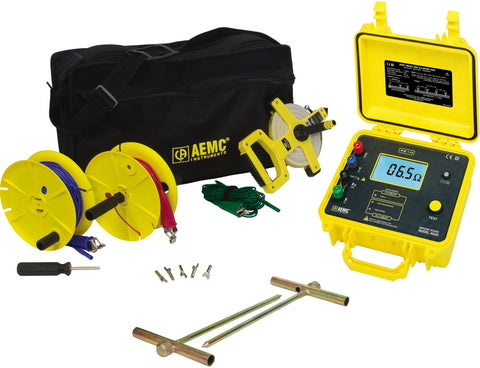 AEMC 4620 Digital Ground Resistance Tester Kit - 150ft