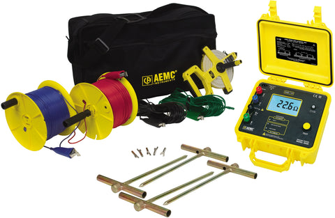 AEMC 4630 Digital Ground Resistance Tester Kit - 500ft