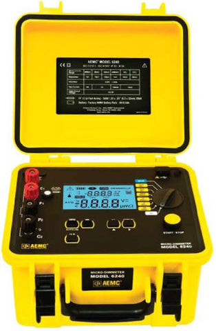 AEMC 6240 Micro-Ohmmeter 10A