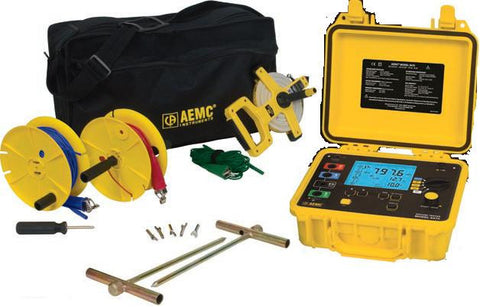 AEMC 6470-B Digital Ground Resistance Tester Kit - 150ft