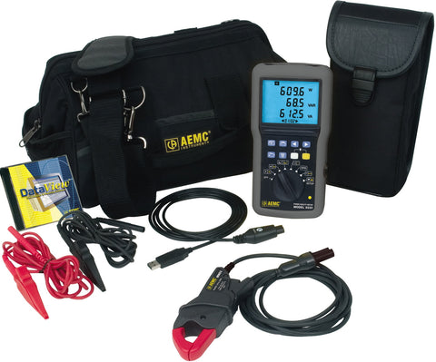 AEMC Single Phase Power Quality Analyzer with MA193-10-BK CT (1000A)