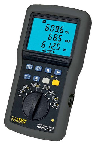 AEMC 8230 Single Phase Power Quality Analyzer with MA193-10-BK CT (1000A)