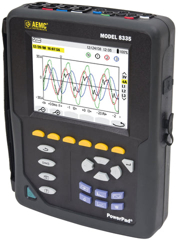 AEMC 8335 PowerPad Three Phase Power Quality Analyzer