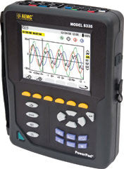 AEMC 8335 PowerPad Three Phase Power Quality Analyzer Kit with 4x MA193-10-BK CTs (1000A)