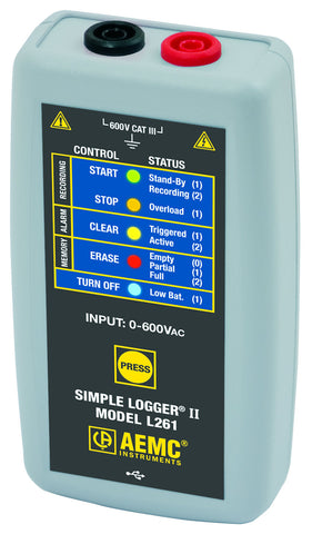 AEMC L261 AC Voltage Data Logger