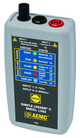 AEMC L562 AC Voltage & Current Datalogger