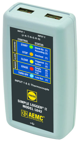 AEMC L642 Thermocouple Logger