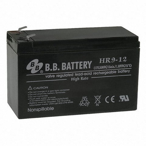 BW E2037K Rechargeable sealed lead acid battery 12 V @ 3.4 Ahrs