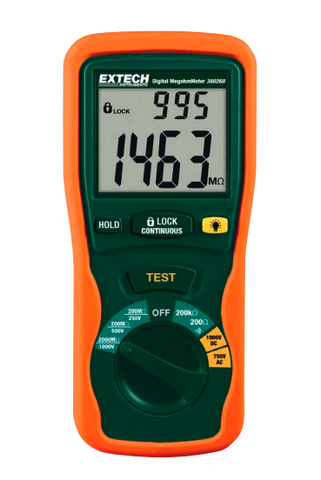 Extech 380260 Autoranging Digital Megohmmeter