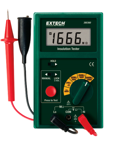 Extech 380360 Digital Megohmmeter