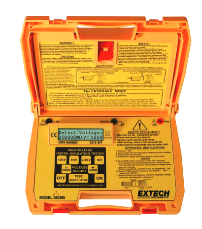 Extech 380385 Digital High Voltage Insulation Tester