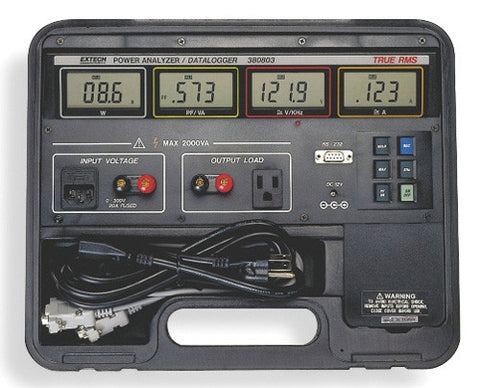 Extech 380801 True RMS Single Phase Power Analyzer