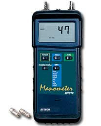 Extech 407910 Heavy Duty Differential Pressure Manometer (29psi)