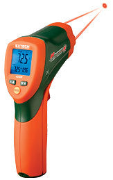 Extech 42509 Dual Laser IR Thermometer with Color Alert