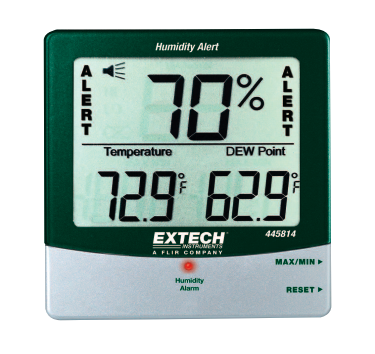 Extech 445814 Hygro-Thermometer Humidity Alert with Dew Point