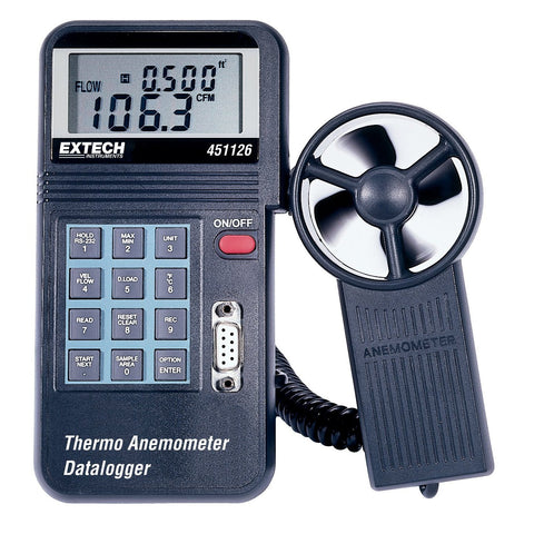 Extech 451126 CFM/CMM Vane Anemometer Datalogger