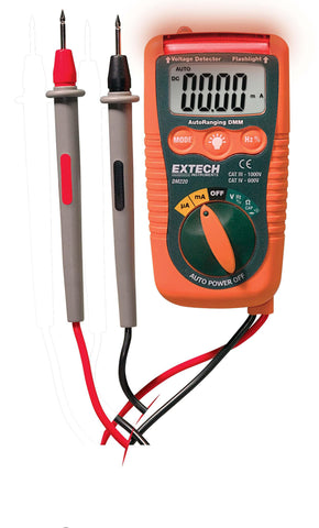 Extech DM220 Mini Pocket MultiMeter with Non-Contact Voltage Detector