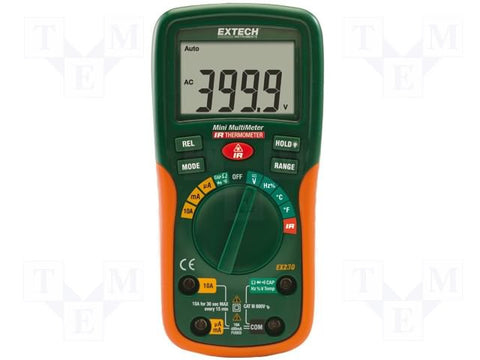Extech EX230 12 Function Mini Digital MultiMeter with IR Thermometer