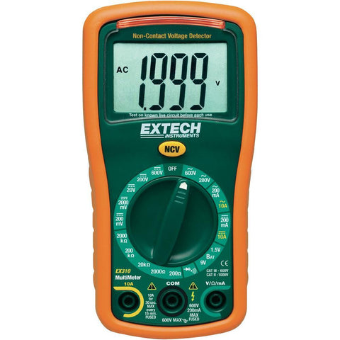 Extech EX310 9 Function Mini MultiMeter and Non-Contact Voltage Detector
