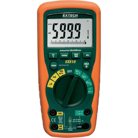 Extech EX510 9 Function Heavy Duty Industrial MultiMeter