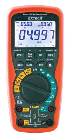 Extech EX542 12 Function True RMS Industrial MultiMeter/Datalogger
