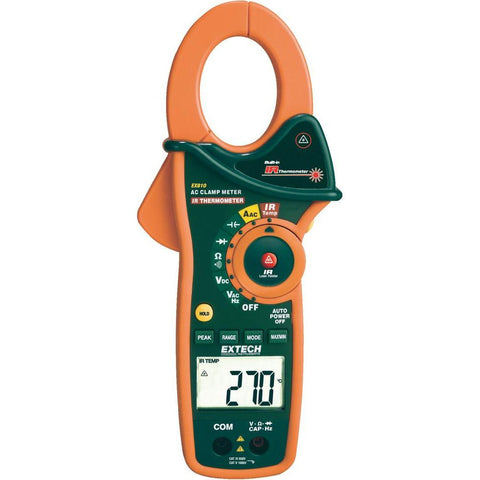 Extech EX810 1000A AC Clamp Meter with IR Thermometer