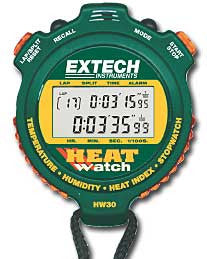 Extech HW30 HeatWatch Humidity/Temperature Stopwatch