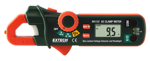 Extech MA150 200A Mini AC Clamp Meter + NCV Detector