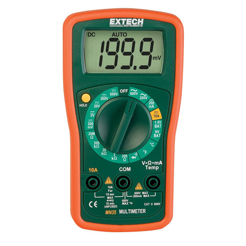 Extech MN35 Digital Mini MultiMeter