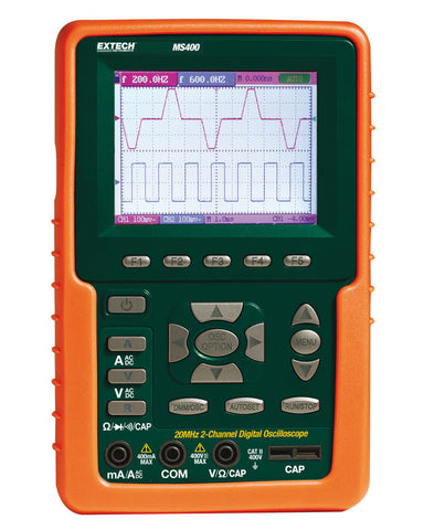 Extech MS460 60MHz 2-Channel Digital Oscilloscope