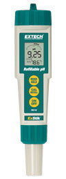 Extech PH110 ExStikRefillable pH Meter
