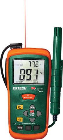 Extech RH101 Hygro-Thermometer + InfraRed Thermometer