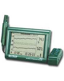 Extech RH520A-220 Humidity+Temperature Chart Recorder with Detachable Probe (220V)