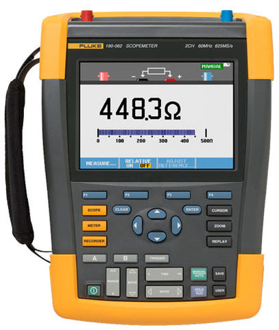 Fluke 190-062/AM ScopeMeter Series II 60Mhz 2 Channel Oscilloscope