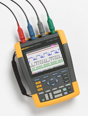 Fluke 190-104/AM/S ScopeMeter Series II 100Mhz 4 Channel Oscilloscope with Case &amp; Software