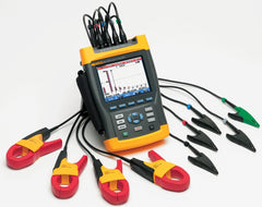 Fluke 434-II Three Phase Power Quality Analyzer Kit w/ 4x 400A Current Sensors