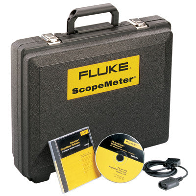 Fluke SCC120F software & cable  carrying case  120 series (french)