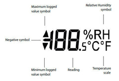 Lascar EL-USB-2-LCD+ Humidity, Temperature and Dew Point USB Data Logger with LCD Display