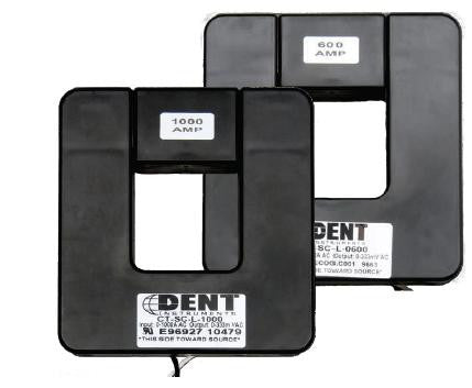 Dent CT-SCL-1000-B Large Split Core Current Transformer - 1000A, banana jack connectors